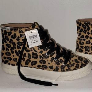 Women's Airwalk - Cheetah Print Hightop Sneakers - Size 6.5 NWT